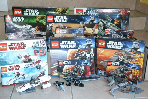 LEGO Star Wars 9494,7915,7957,7959,8085, 9494,75004 pezzi di ricambio set 12 imballo originale