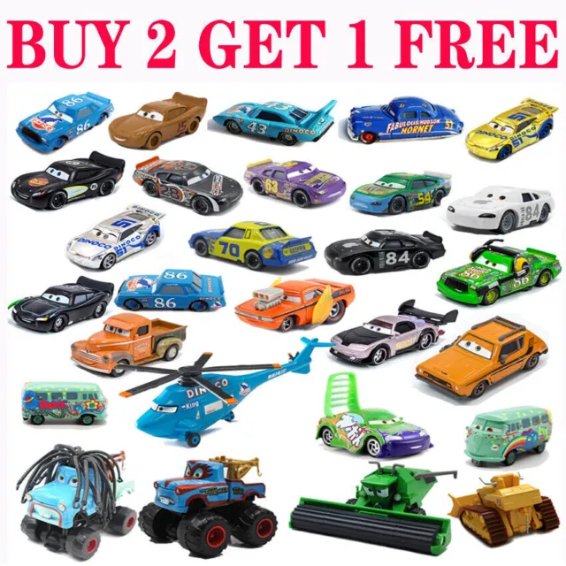 Disney Pixar Cars Lot Model Toys Car Sally McQueen Cruz Ramirez Boy Gift Toys
