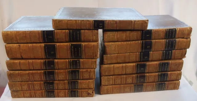 Histoire des Ducs de Bourgogne, Mr de Barante, 13 volumes, 1825 Imp. Crapelet