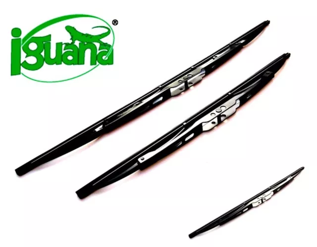 Front & Rear Windscreen Wiper Blades Fit Daihatsu Fourtrak 1994-1999 (IGT)