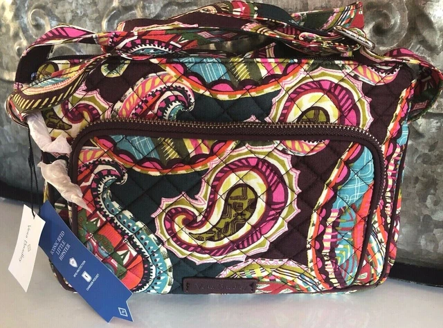 Vera Bradley~Iconic Rfid Little Hipster  Crossbody~Heirloom Paisley~Nwt!