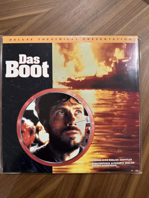 DAS BOOT LASER DISC  Deluxe Theatrical Version - Like New Condition
