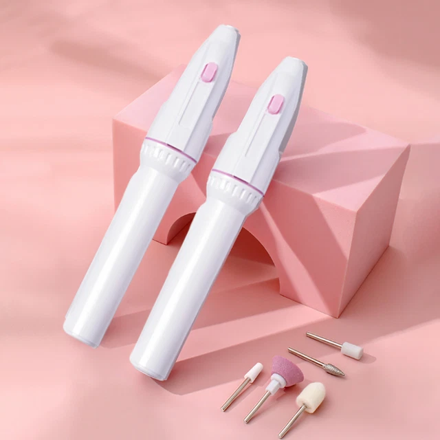 Máquina perforadora de uñas recargable pulido de uñas bajo ruido delicado esmalte de uñas