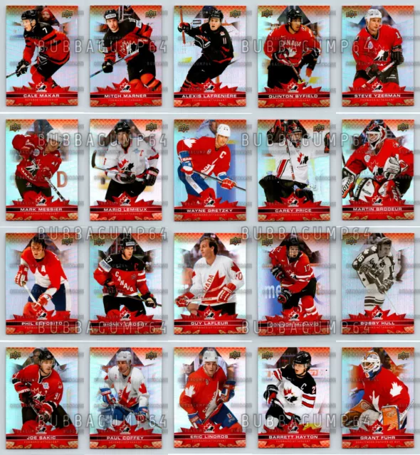 2021-22 Tim Hortons Team Canada Base Hockey Cards - U Pick - Finish Your Set Bv