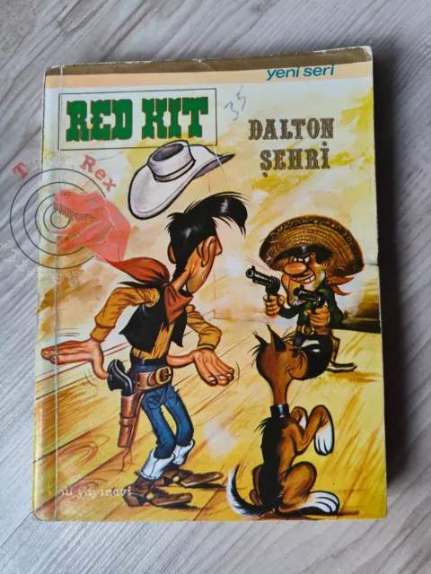 LUCKY LUKE #2 Dalton City 1972 TIF ET TONDU TURKISH COMIC TURKEY