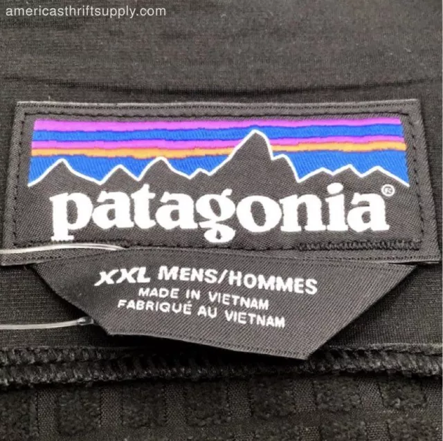 NWT PATAGONIA MEN'S Black R1 TechFace Long Sleeve Full Zip Jacket ...