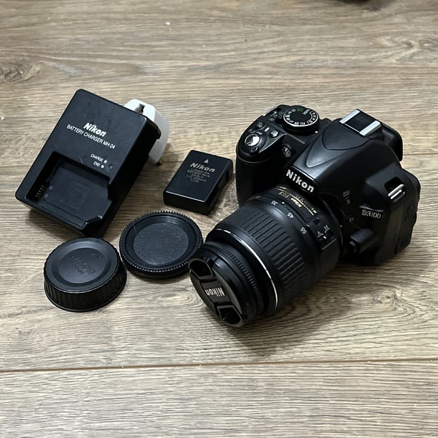NIKON D3100 DSLR 18-55mm Lens Digital SLR Camera Body Nikkor
