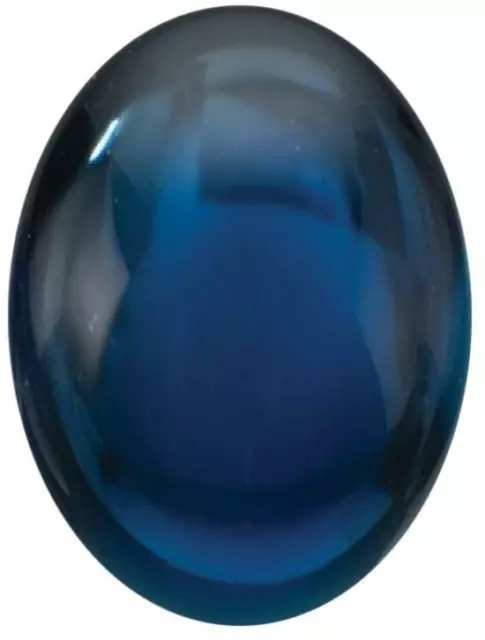 Natural Fine Deep Blue Sapphire - Oval Cabochon - East Africa - AAA Grade