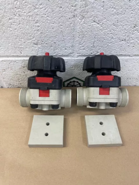 Gemü DN25 PN10 DA32 Diaphragm Valve - Lot of 2