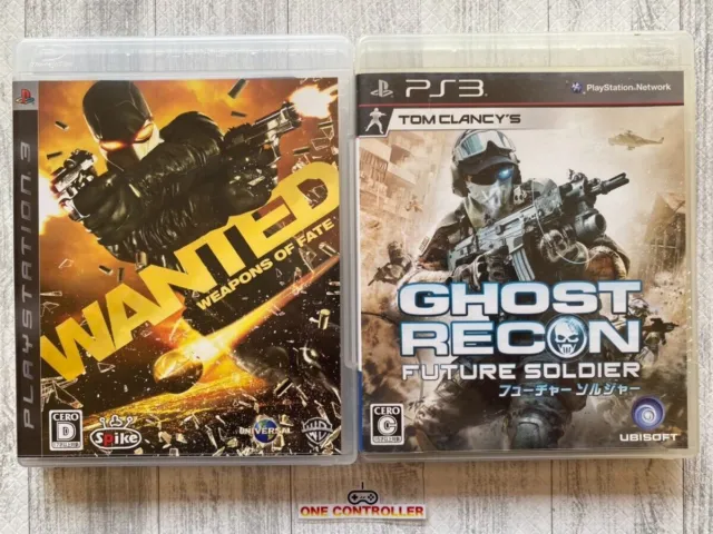 SONY PlayStation 3 PS3 Wanted Weapons of Fate & Ghost Recon Future Soldier Japan