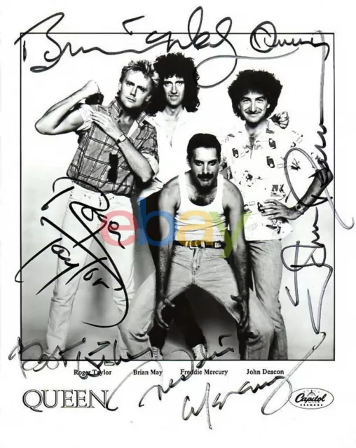 Queen Band Autographed 8x10 Signed Photo reprint