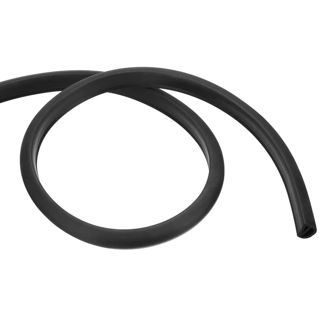 Guarnizione porta 0,55x0,45x39,4" (3 piedi) lunghezza strisce forma ad E congelatore ricambio nero