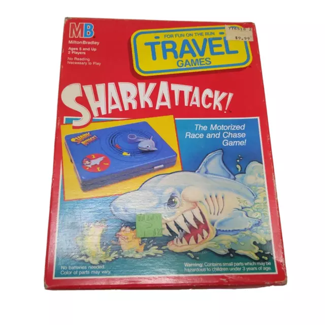 Shark Attack! Board Game Milton Bradley Replacement Parts Shark For Repair