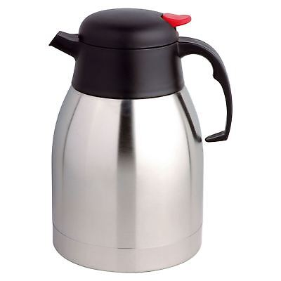 1.5L / 2L S/Steel Tea Pot Insulated Vacuum Jug Flask Coffee Travel Hot Bottle