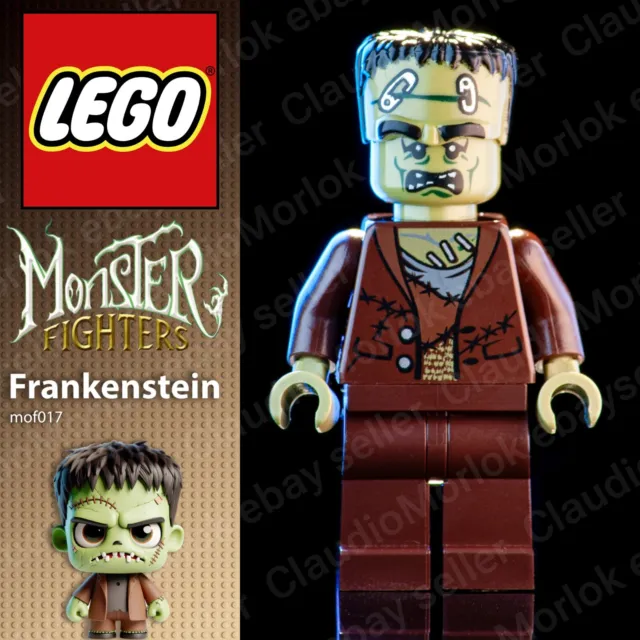 ⭐ LEGO Monster Frankenstein mof017 Minifigure Halloween Monster Fighters