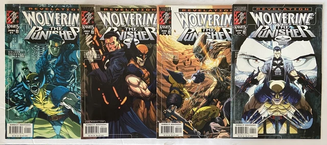 WOLVERINE PUNISHER REVELATIONS 1 2 3 4 COMPLETE Marvel 1999 VF/NM to NM 1st pr