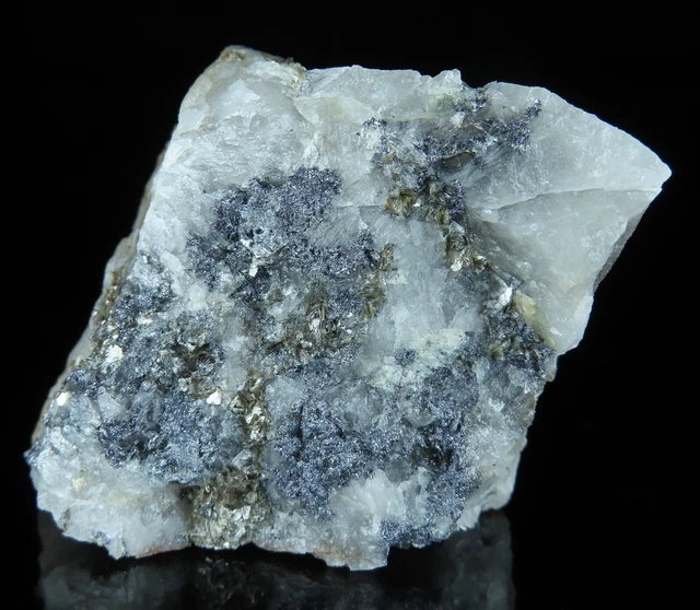 MOLYBDENITE in Quartz * Carrock Mine, Cumbria, England MOLYBDENITE in Quartz * Carrock Mine, Cumbria, England