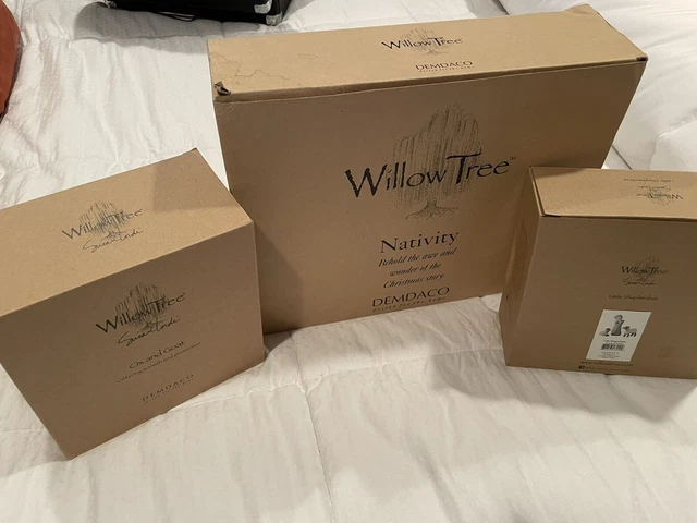 DEMDACO Willow Tree Nativity & Shepard and Animals 26005 Susan Lordi 11 piece DEMDACO Willow Tree Nativity & Shepard and Animals 26005 Susan Lordi 11 piece