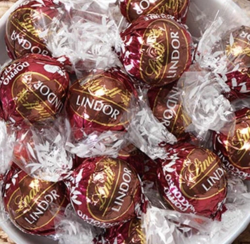 LINDT LINDOR VOLLMILCH Kugeln Double Chocolate 1000g £13.62 - PicClick UK