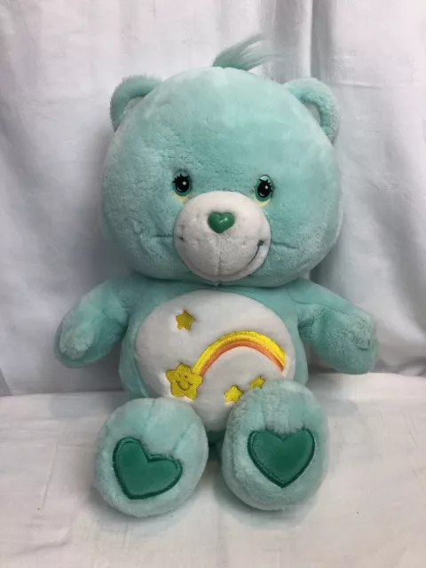 Vintage Care Bears Wish Bear Plush Teddy Toy Doll Vivid Imaginations 2003 18”