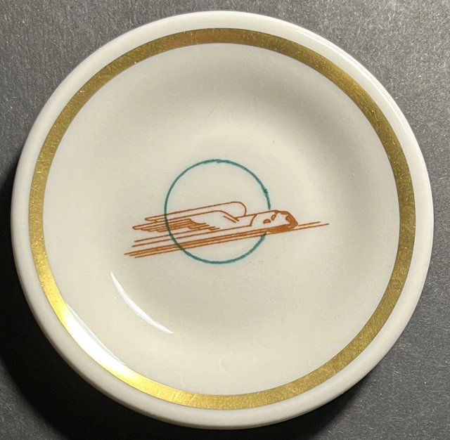 Butter Pat Union Pacific Winged Streamliner 1967 Sterling China