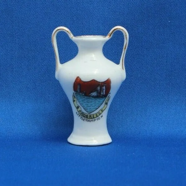 English Porcelain Crested China Souvenir "Littlehampton" Crest