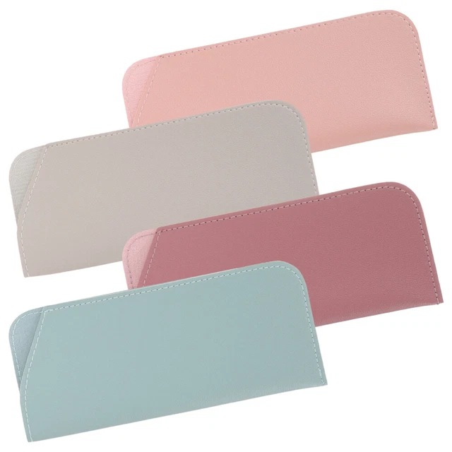 4 Pcs Glasses Case Bag Pu Travel Portable Sunglasses Womens Pouch
