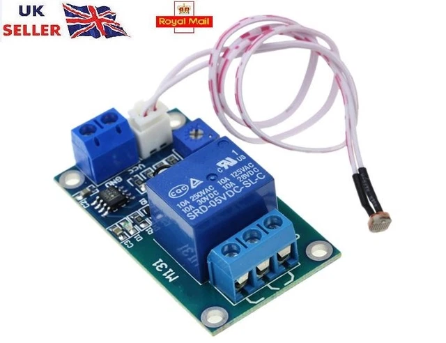 12V Lichtsensor-Relais-Modul Mit Fotowiderstand Und Timer – Photoresistor