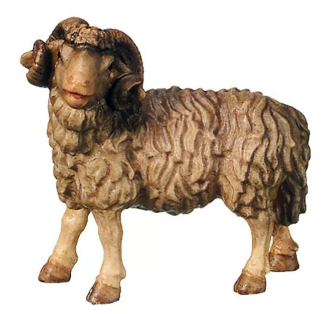 Sheep crib figure Raphael - Dolfi wooden cribs Val Gardena
