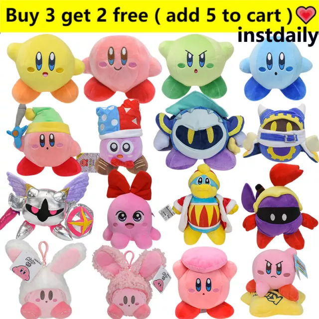6 Kirby Super Star Soft Plush Toys Multicolour Kirby Stuffed Doll Kids  Gifts