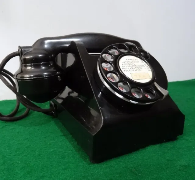 Ancien Telephone Antique Vintage Old Phone Deco Altes Antik Telefono