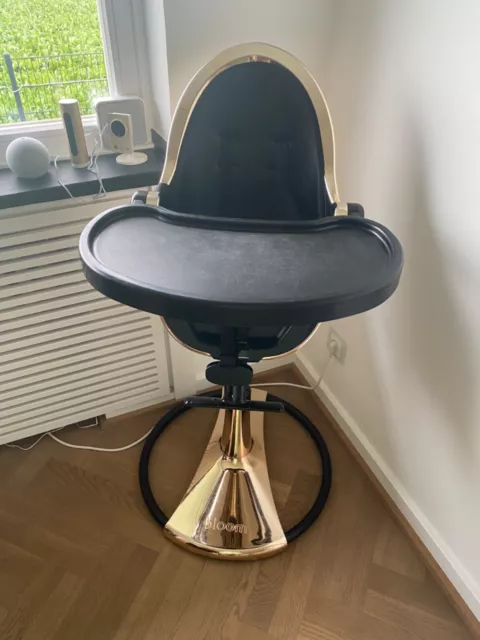 Bloom Kinderstuhl schwarz Roségold