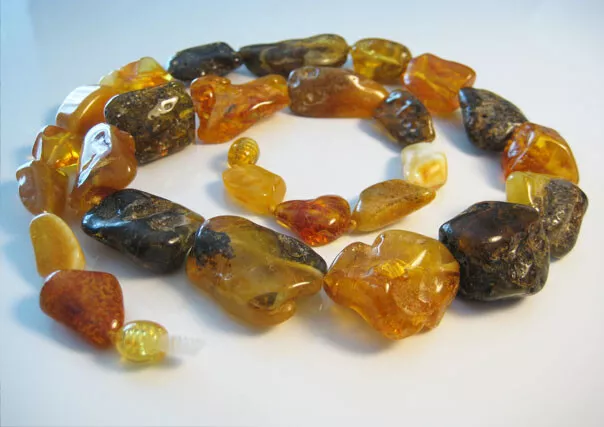 Genuine Massive Baltic Amber Necklace 40-45 gr. Handmade Gemstone !!!