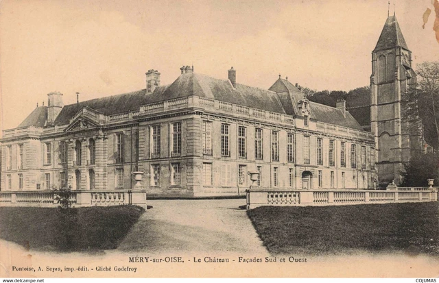 95 - MERY SUR OISE - S07972 - Le Ch�teau - Fa�ade Sud et Ouest - L14