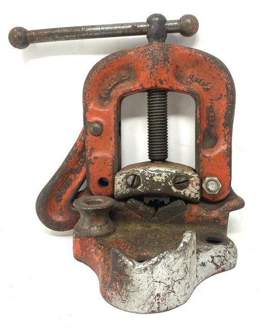 RIDGID NO. 21 Bench Mount Yoke Pipe Vise 1/8" 2" pipe Metal Working