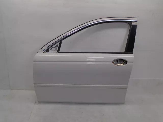 2002-2008 Jaguar X-Type Front Left Driver Side Door Shell White OEM LK805336