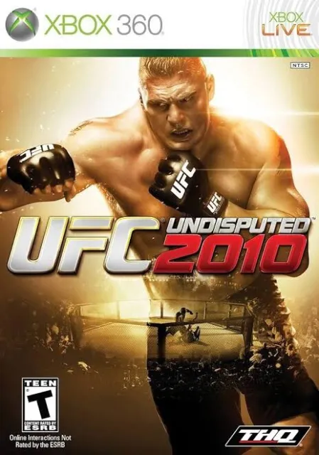 UFC Undisputed 2010 Microsoft Xbox 360 Game PAL Complete w manual - FREE POSTAGE