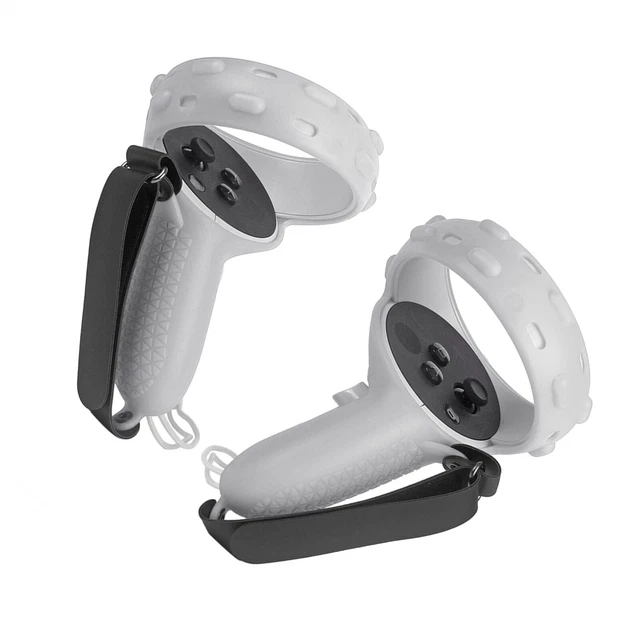Silicone Handle Grip Cover Fitted Case Sleeve Hand Strap For Oculus Quest 2 f
