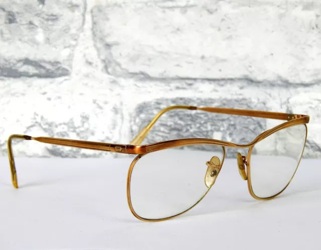 Vintage Gold Filled Eyeglasses Glasses Frames ALGHA 20 Made in England 52/22