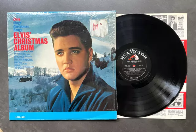 LP Elvis Presley - Elvis' Christmas Album - USA RCA LPM 1951 RE shrink