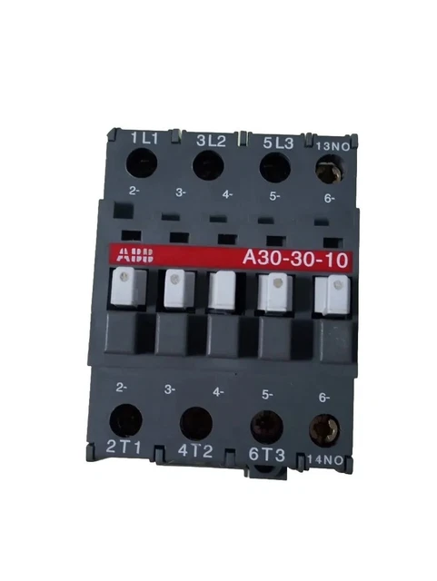 CONTACTOR ABB A30-30-10, AC-3, 400V, 15KW, Bobina 220-230V 50Hz. EUR 35 ...