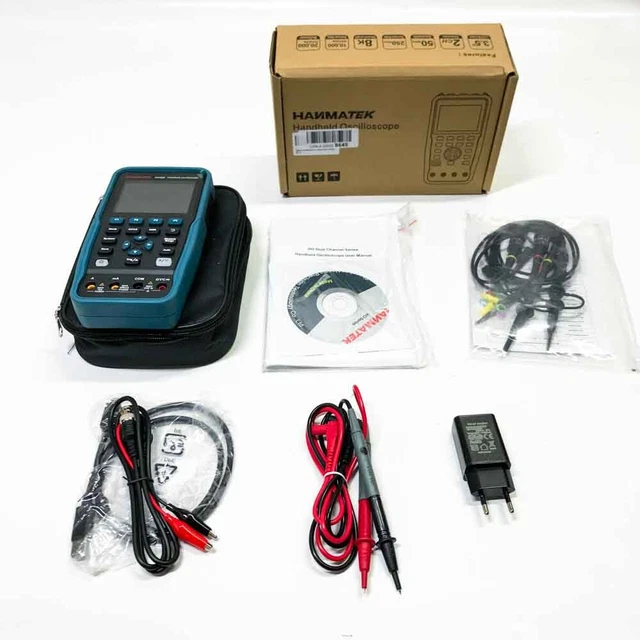 Mini-3.5-Inch TFT Digital Oscilloscope, Oscilloscope Multimeter Signal Source,