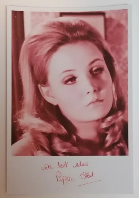 PRINT - Autograph Reprint 6"X4" Hammer Horror Actor Pippa Steel Reproduced Photo