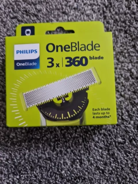 Philips QP430/50 OneBlade 3x360 Blade BRAND NEW Free P+P 📮📫🔥