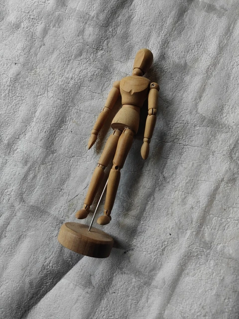 Artists 9"  Wooden Anatomical Model Mannequin Figure for Sketching Drawing