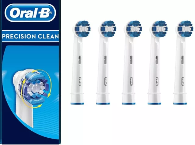 original Oral-B PRO Precision Clean Aufsteckbürsten - 5Stück , X-förmig , 5x1er