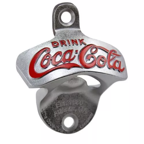 TableCraft Coca-Cola / Coke Wall Mount Stationary Bottle Opener