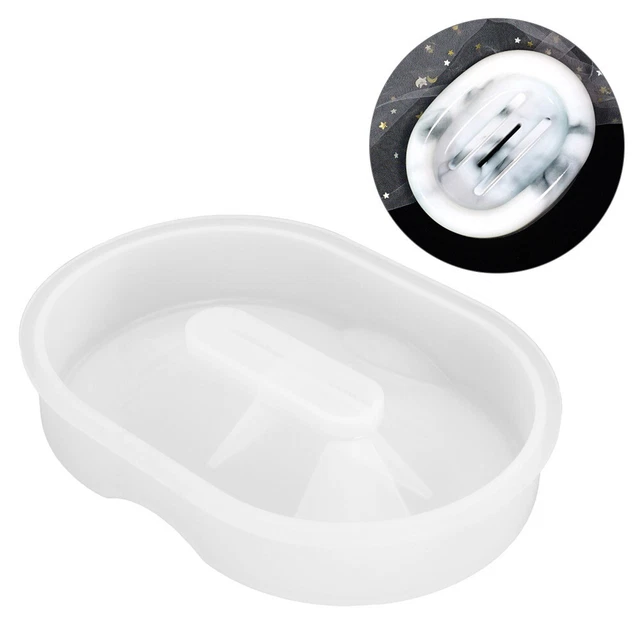 Scatola sapone gel di silice stampo silicone cristallo epossidico portatile