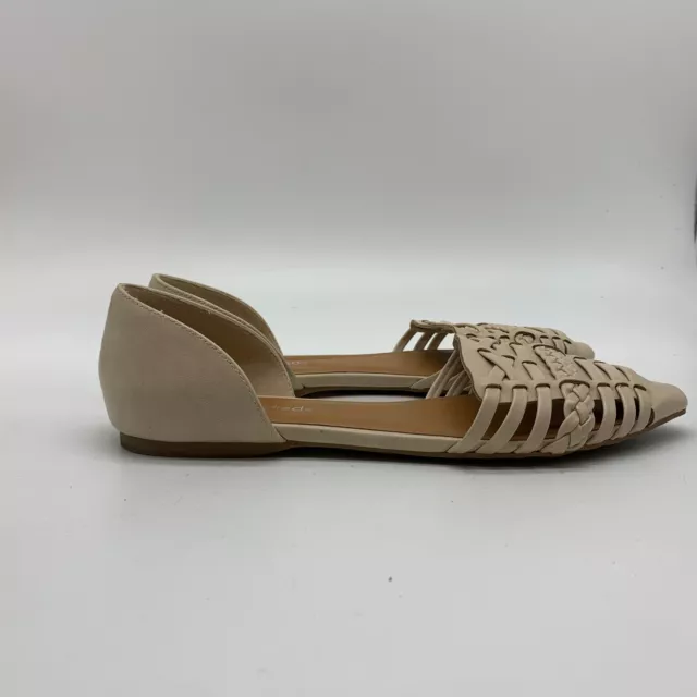 Womens city classified Beige flat shoes, Size 7.5M 2