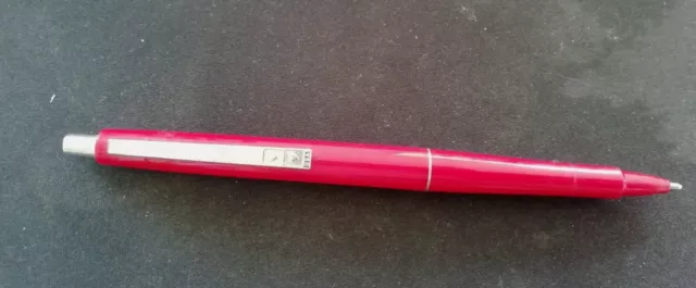 Vintage Collectable Papermate Ballpoint Pen. Needs A Refill. Red Barrel.